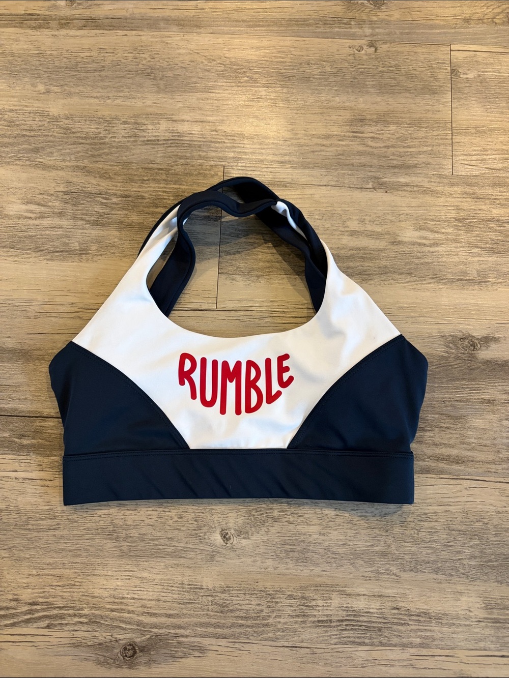 Lilybod Navy and White Sports Bra